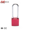 Cadeado de bloqueio de segurança com manilha de alumínio vermelho personalizado de 76 mm