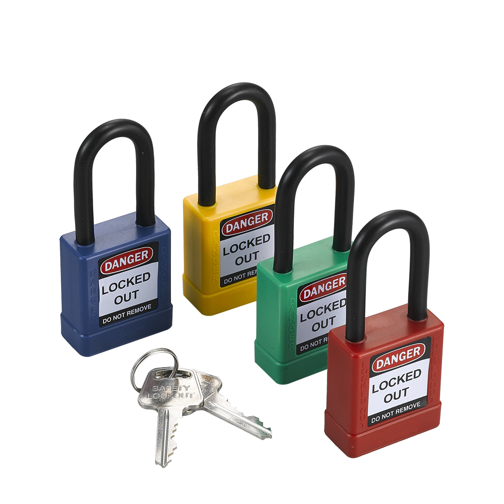 Cadeado Industrial Top Security 38mm com cadeado Loto ABS Segurança Cadeado com Chave