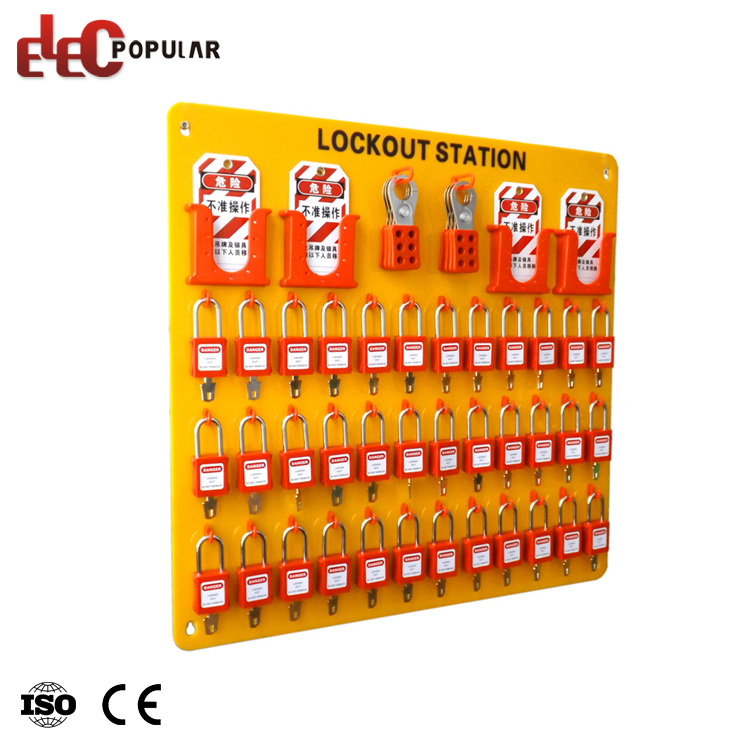 High Quality Organic Glass 24 Tagout 20 Cadlock Safety Lockout Stations