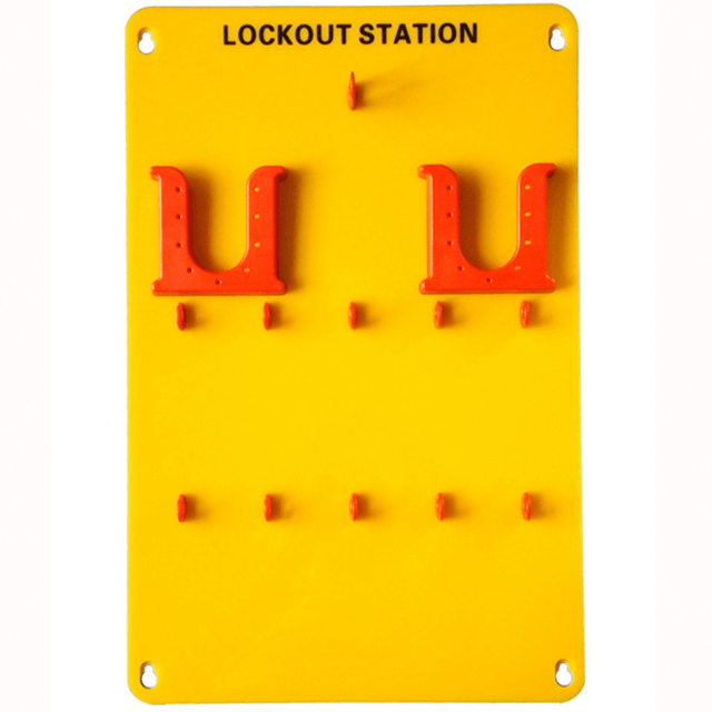 Amarelo 10 cadeado de segurança portátil Bloqueio de segurança
