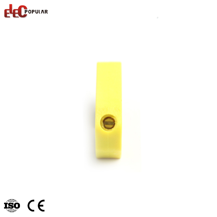 Bloqueio de mini disjuntor universal de segurança de plástico durável amarelo