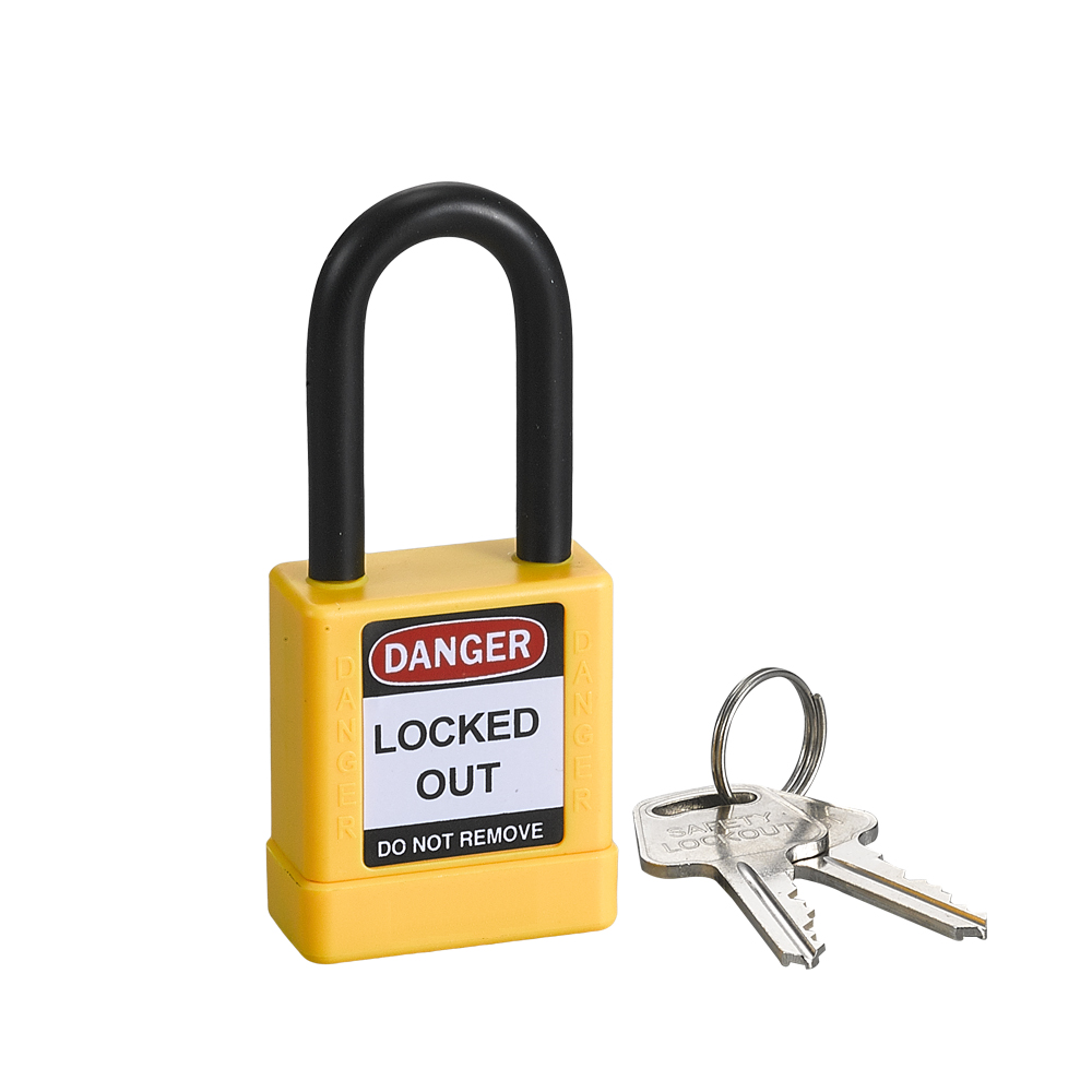 Cadeado Industrial Top Security 38mm com cadeado Loto ABS Segurança Cadeado com Chave