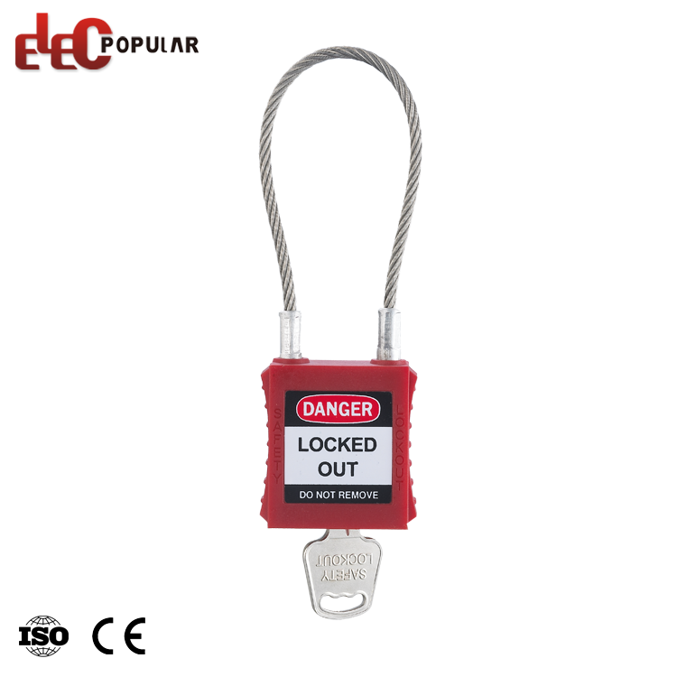 Cadeado de segurança com manilha para cabos de cobre em cores personalizadas de alta qualidade