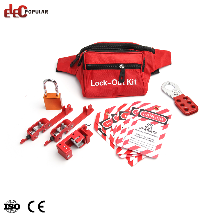 Kit de travamento elétrico portátil de segurança de grupo industrial pessoal