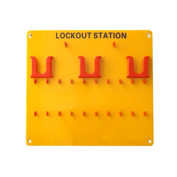 High Quality Organic Glass 24 Tagout 20 Cadlock Safety Lockout Stations