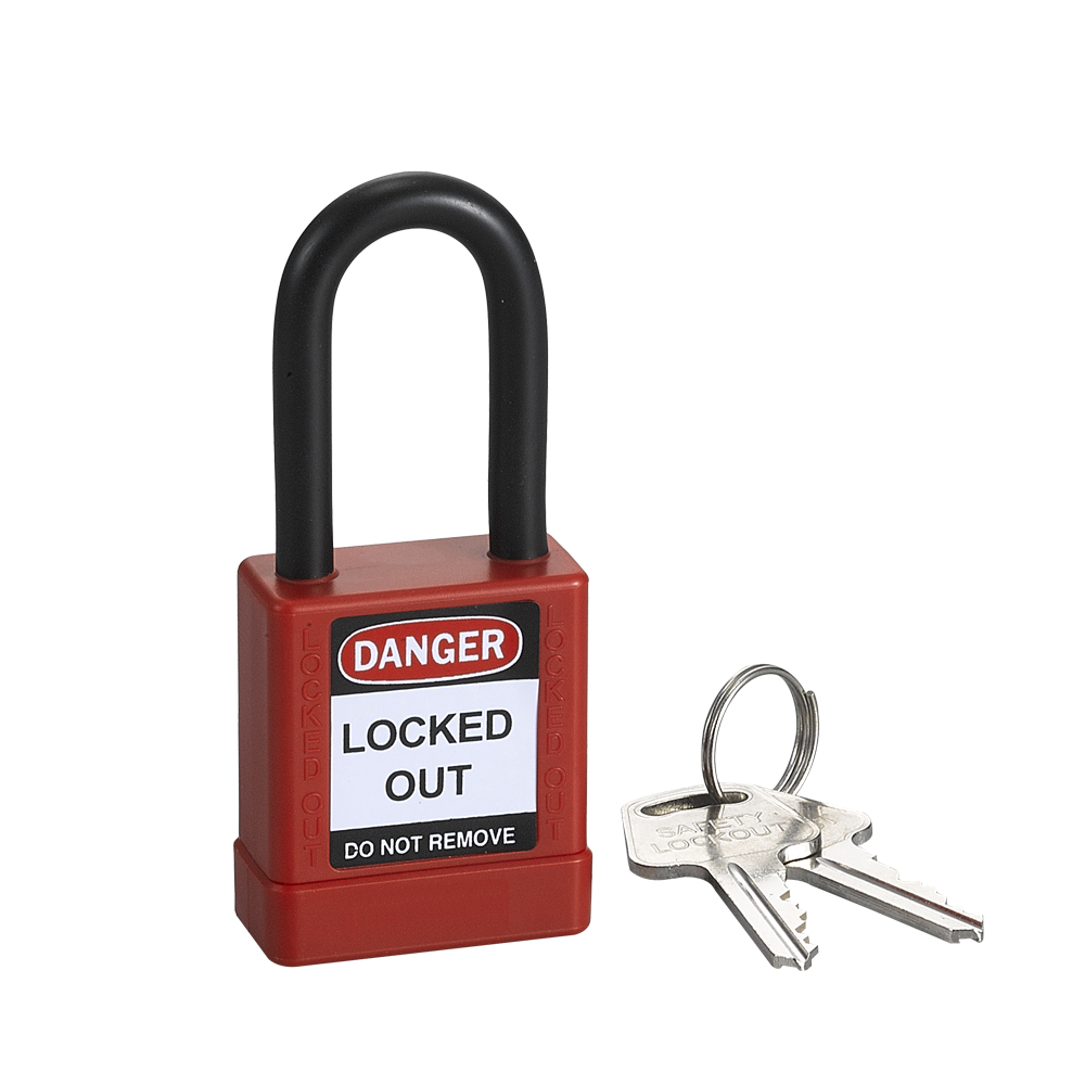 Cadeado Industrial Top Security 38mm com cadeado Loto ABS Segurança Cadeado com Chave