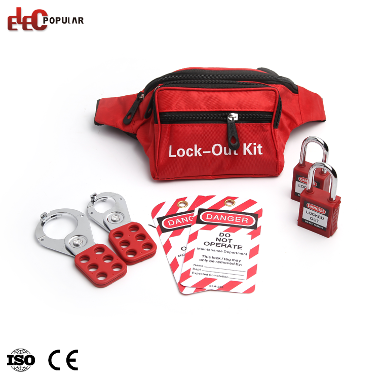 Kit de travamento elétrico portátil de segurança de grupo industrial pessoal